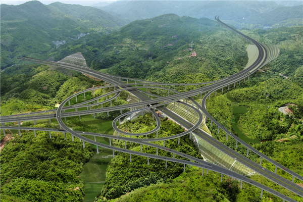 苍南至泰顺高速公路效果图 图源：温州发布