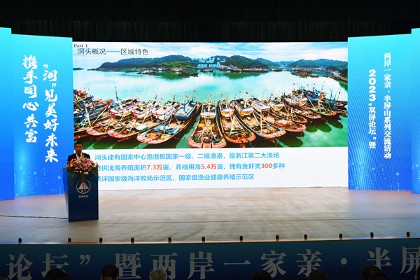 2023“雙屏論壇”暨兩岸一家親•半屏山系列交流活動在洞啟幕_新溫州_中國網